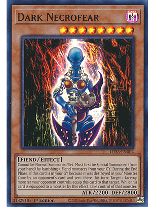 Dark Necrofear - LDS3-EN002 - Ultra Rare
