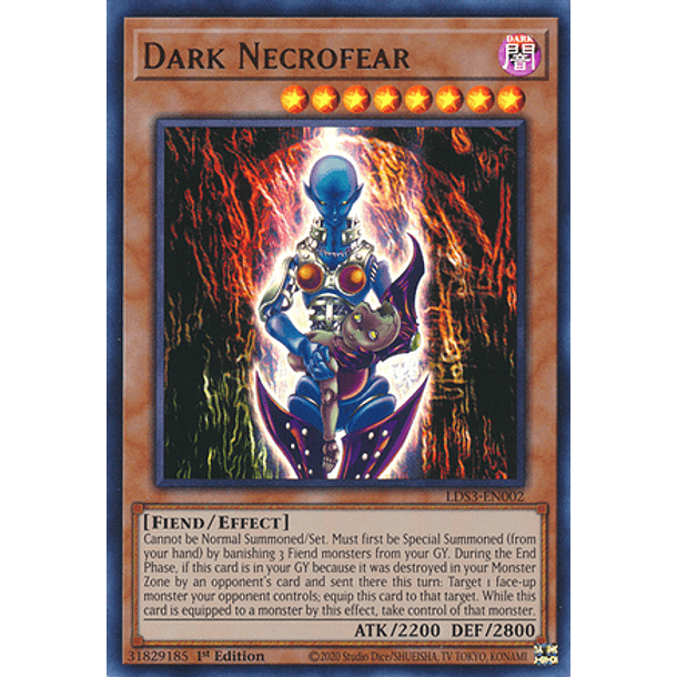 Dark Necrofear - LDS3-EN002 - Ultra Rare