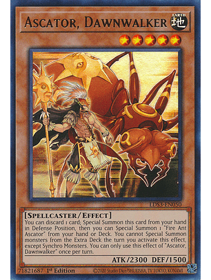 Ascator, Dawnwalker - LDS3-EN050 - Ultra Rare