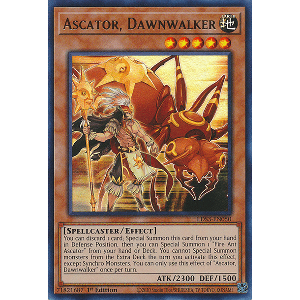 Ascator, Dawnwalker - LDS3-EN050 - Ultra Rare