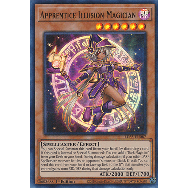 Apprentice Illusion Magician - LDS3-EN087 - Ultra Rare