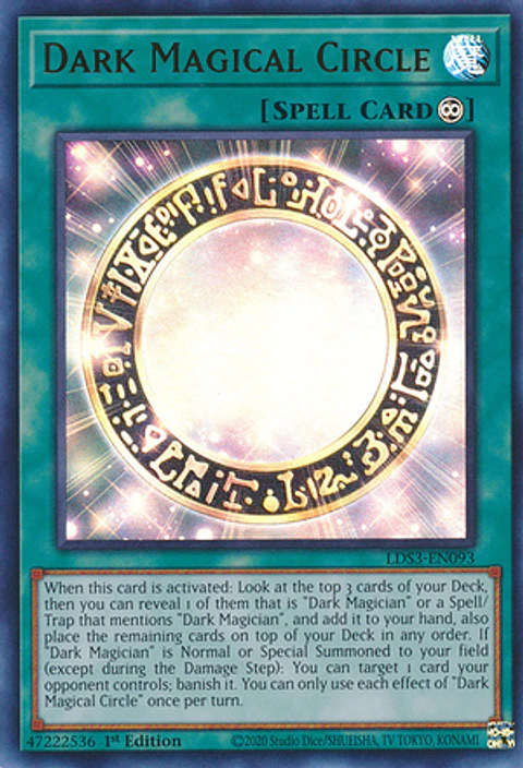 Dark Magical Circle - LDS3-EN093 - Ultra Rare