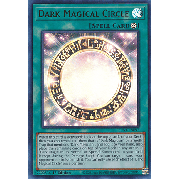 Dark Magical Circle - LDS3-EN093 - Ultra Rare