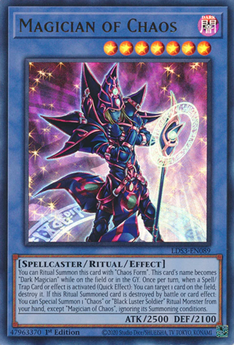 Magician of Chaos - LDS3-EN089 - Ultra Rare