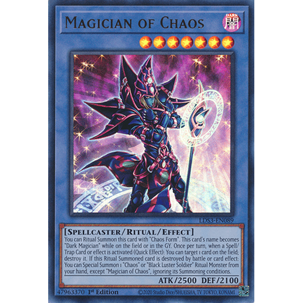 Magician of Chaos - LDS3-EN089 - Ultra Rare