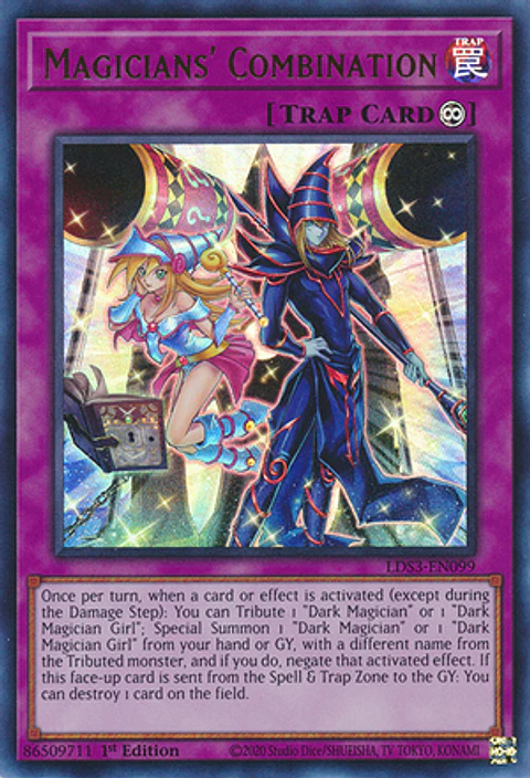 Magicians' Combination - LDS3-EN099 - Ultra Rare