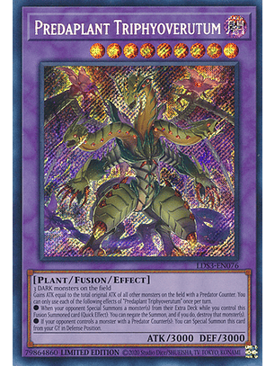 Predaplant Triphyoverutum - LDS3-EN076 - Secret Rare