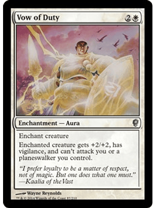 Vow of Duty - CONS