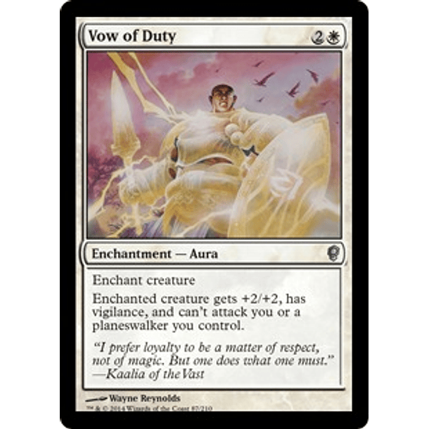Vow of Duty - CONS