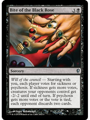 Bite of the Black Rose - CONS