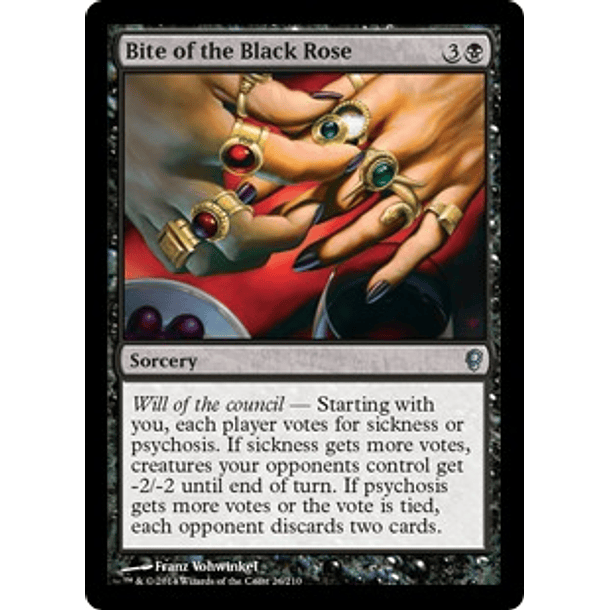 Bite of the Black Rose - CONS