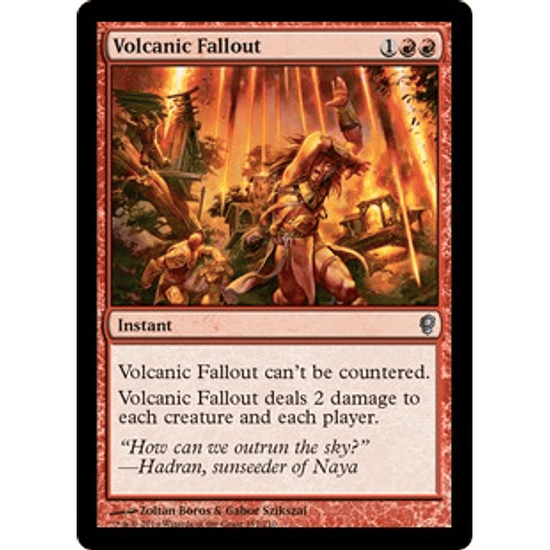 Volcanic Fallout - CONS