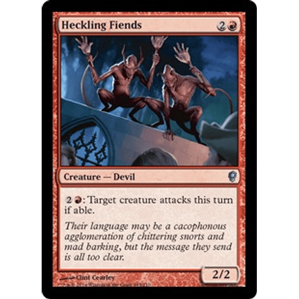 Heckling Fiends - CONS