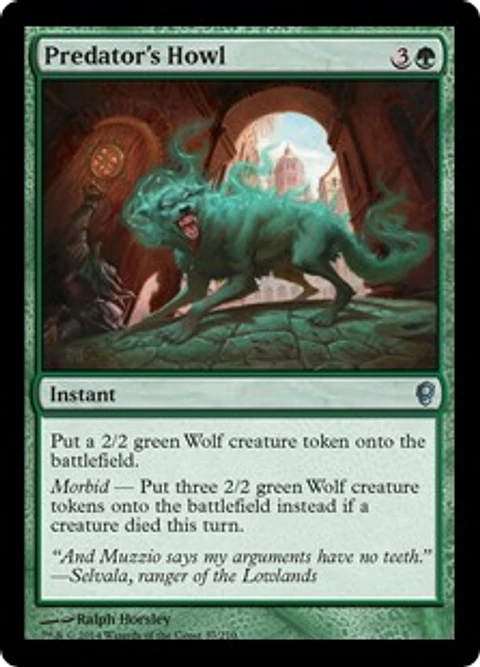 Predator's Howl - CONS