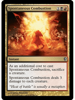 Spontaneous Combustion - CONS