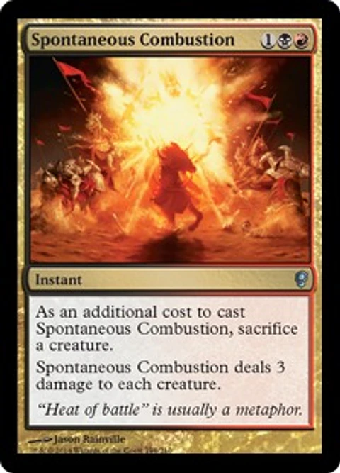 Spontaneous Combustion - CONS