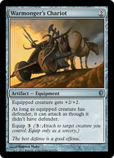Warmonger's Chariot - CONS