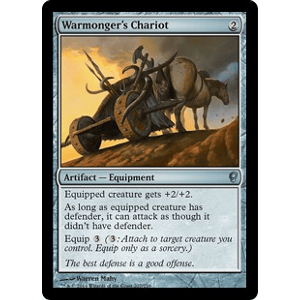 Warmonger's Chariot - CONS