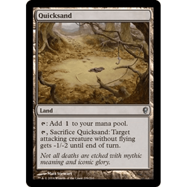 Quicksand - CONS