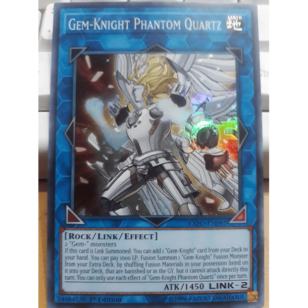 Gem-Knight Phantom Quartz - EXFO-EN092 - Super Rare