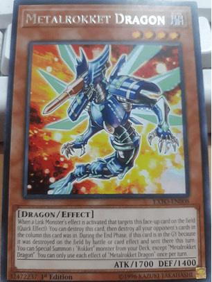 Metalrokket Dragon - EXFO-EN008 - Rare