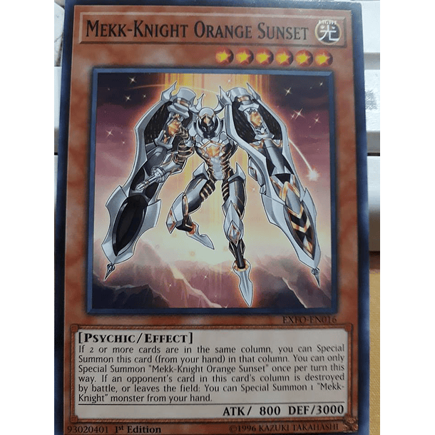 Mekk-Knight Orange Sunset - EXFO-EN016 - Common