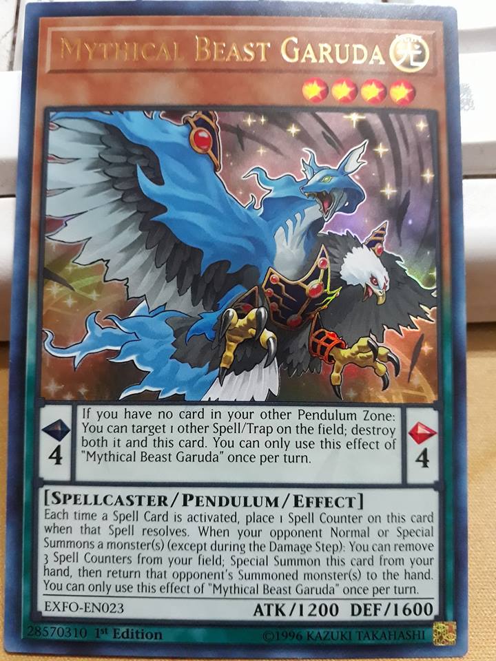 Mythical Beast Garuda - EXFO-EN023 - Ultra Rare 1