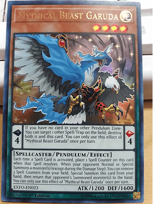 Mythical Beast Garuda - EXFO-EN023 - Ultra Rare
