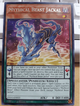 Mythical Beast Jackal - EXFO-EN022 - Rare