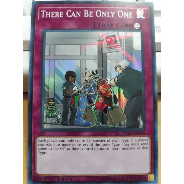 There Can Only Be One - EXFO-EN076 - Super Rare