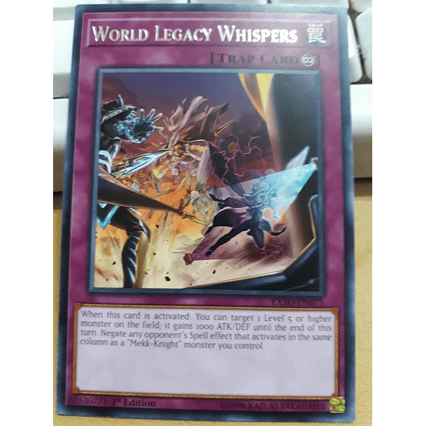 World Legacy Whispers - EXFO-EN071 - Rare 