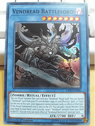 Vendread Battlelord - EXFO-EN082 - Super Rare