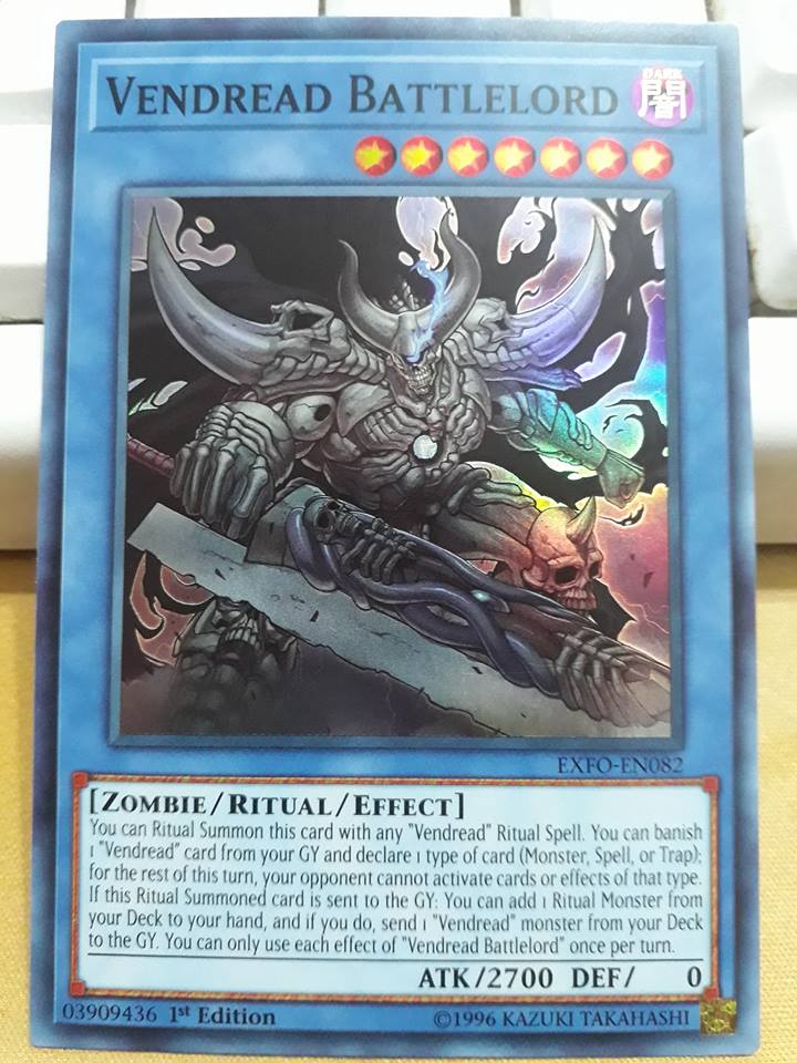 Vendread Battlelord - EXFO-EN082 - Super Rare 1