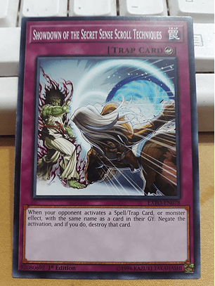 Showdown of the Secret Sense Scroll Techniques - EXFO-EN078