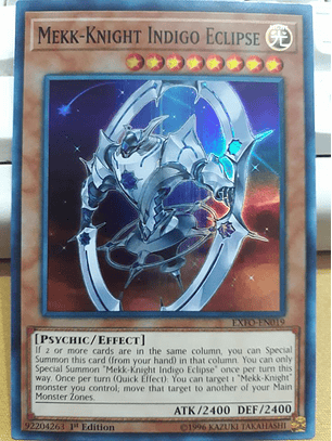 Mekk-Knight Indigo Eclipse - EXFO-EN019 - Super Rare