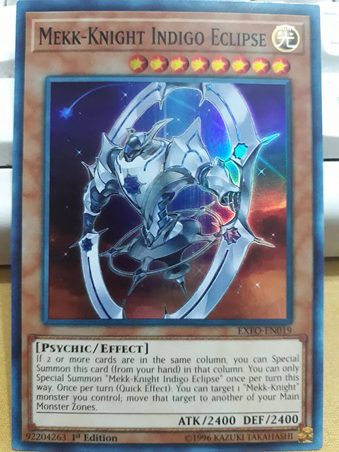 Mekk-Knight Indigo Eclipse - EXFO-EN019 - Super Rare