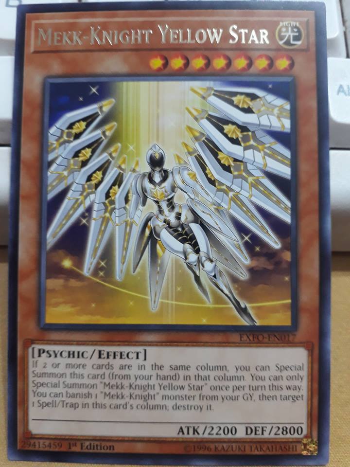 Mekk-Knight Yellow Star - EXFO-EN017 - Rare 1