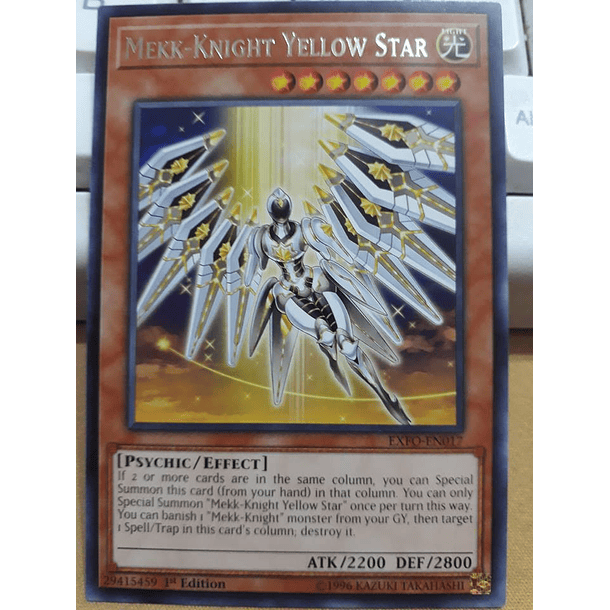 Mekk-Knight Yellow Star - EXFO-EN017 - Rare