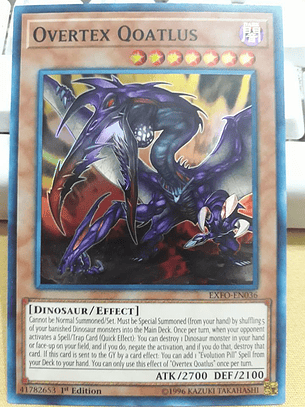 Overtex Qoatlus - EXFO-EN036 - Super Rare
