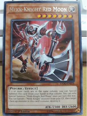 Mekk-Knight Red Moon - EXFO-EN018 - Rare 
