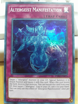 Altergeist Manifestation - EXFO-EN070 - Super Rare
