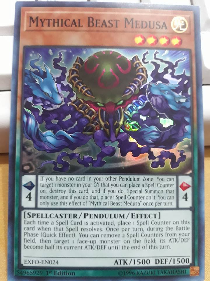 Mythical Beast Medusa - EXFO-EN024 - Super Rare 1