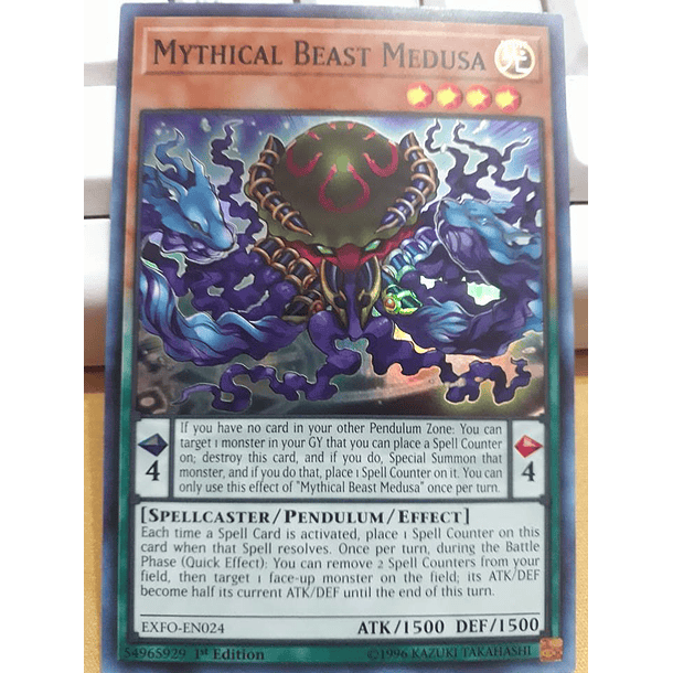 Mythical Beast Medusa - EXFO-EN024 - Super Rare