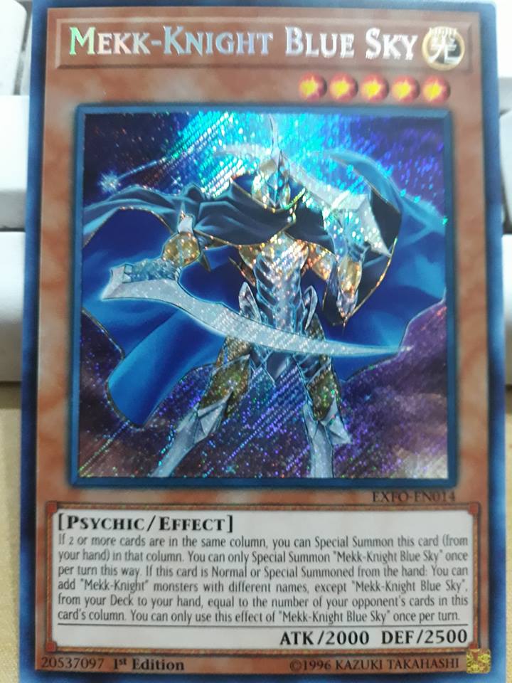 Mekk-Knight Blue Sky - EXFO-EN014 - Secret Rare  1