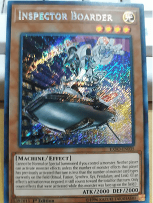 Inspector Boarder - EXFO-EN035 - Secret Rare (español)