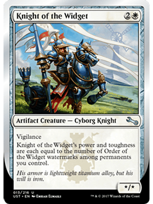 Knight of the Widget - UST
