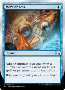 More or Less - UST 1