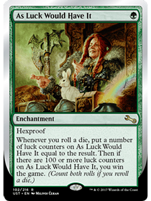 As Luck Would Have It - UST