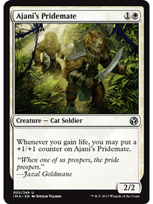 Ajani's Pridemate - IMA