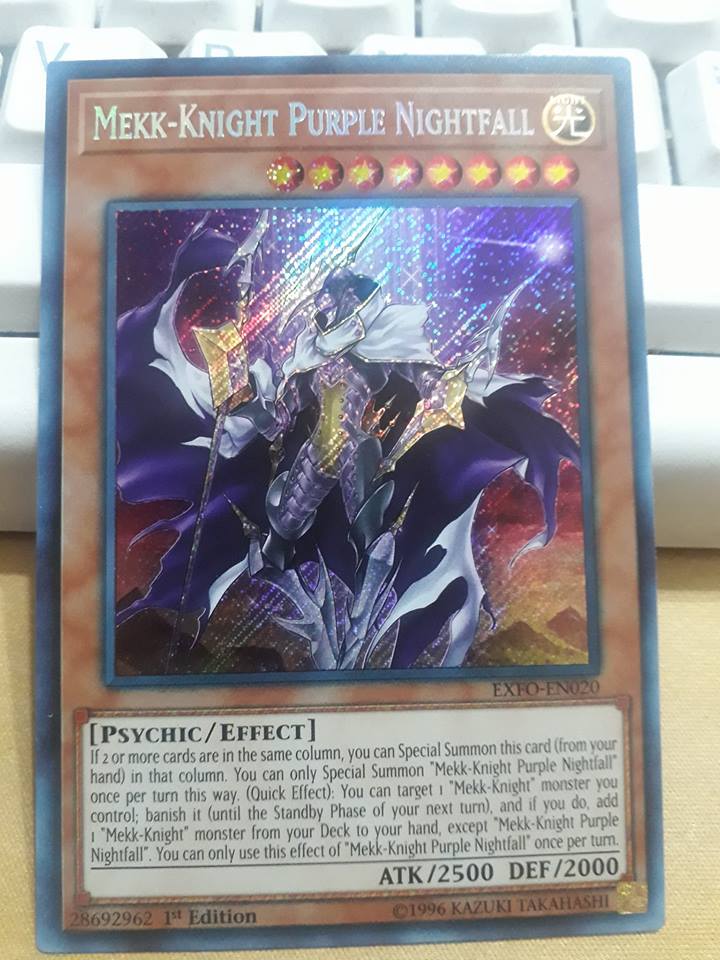 Mekk-Knight Purple Nightfall - EXFO-EN020 - Secret Rare  1